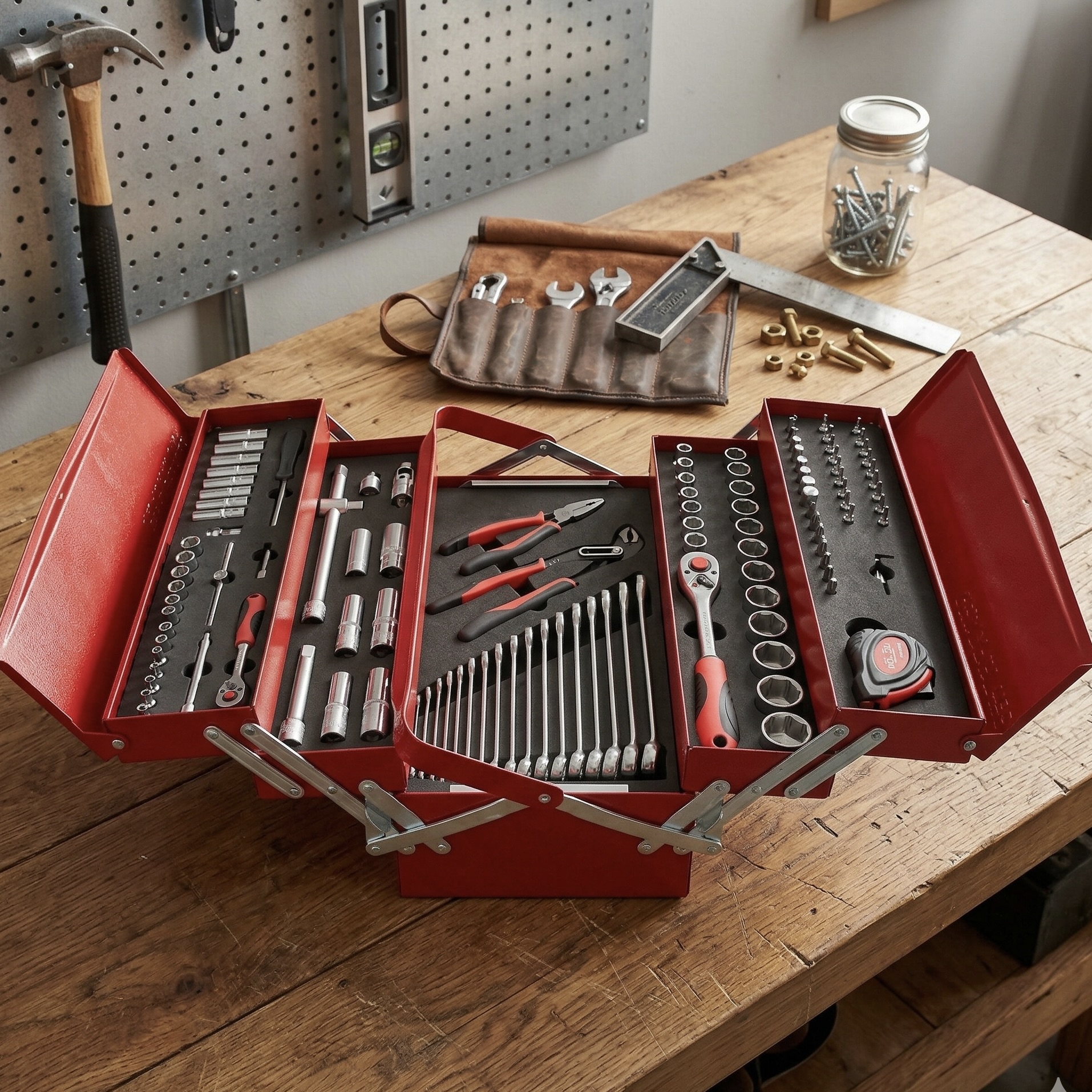 114-Piece Tool Box (Model: 3365008-D)