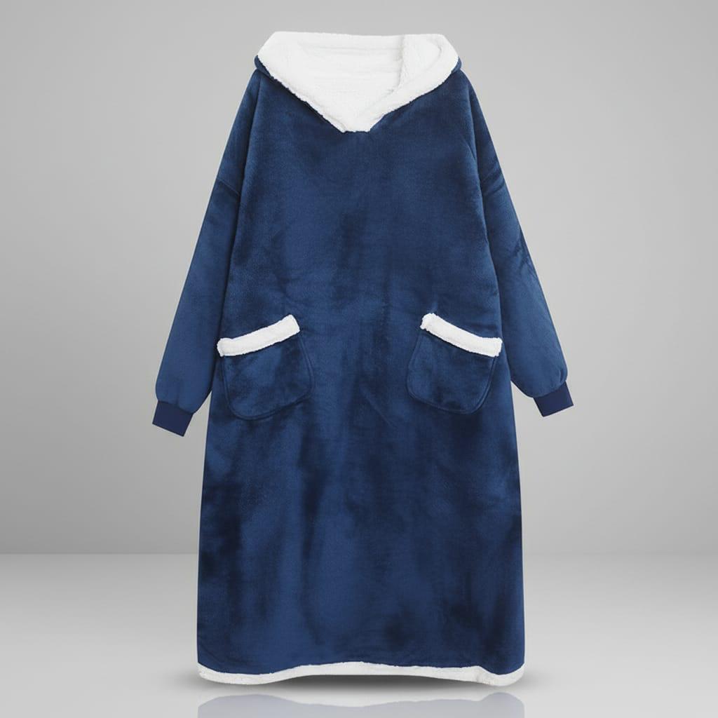 Unisex Long Wearable Hooded Blanket