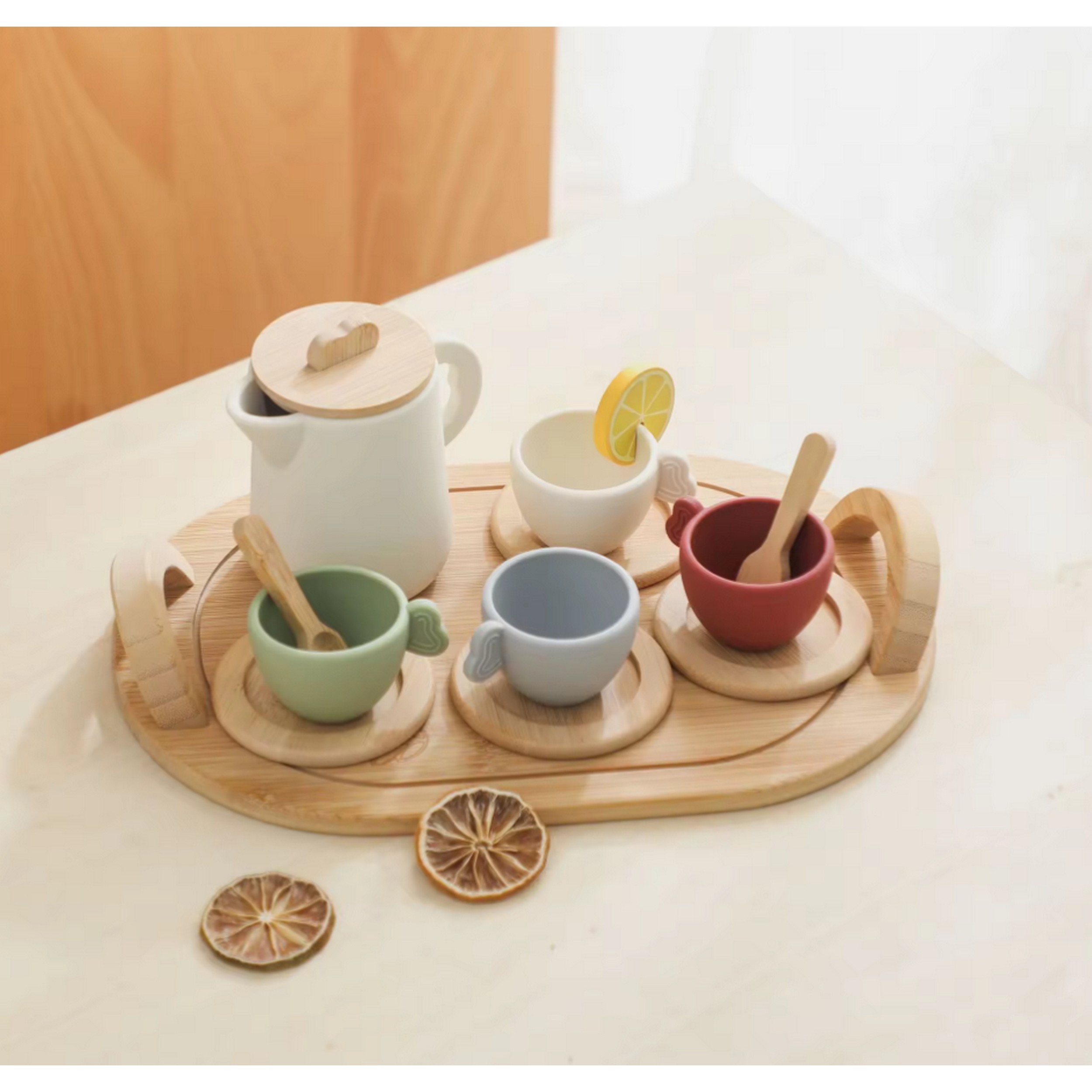 Kids Wooden Tea Party Set