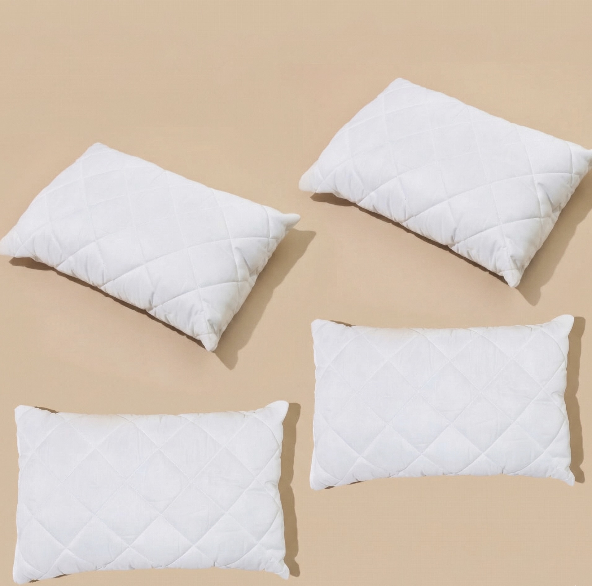 4x Ball Fibre Pillows