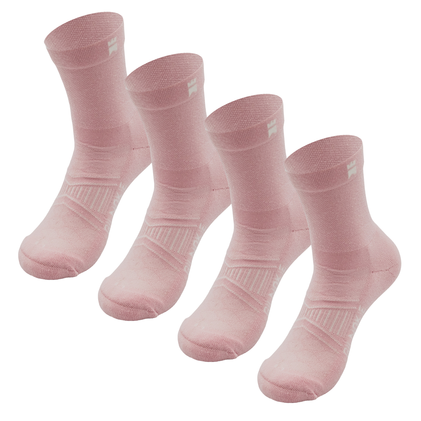 4x Unisex Trainer Half-Crew Height Socks