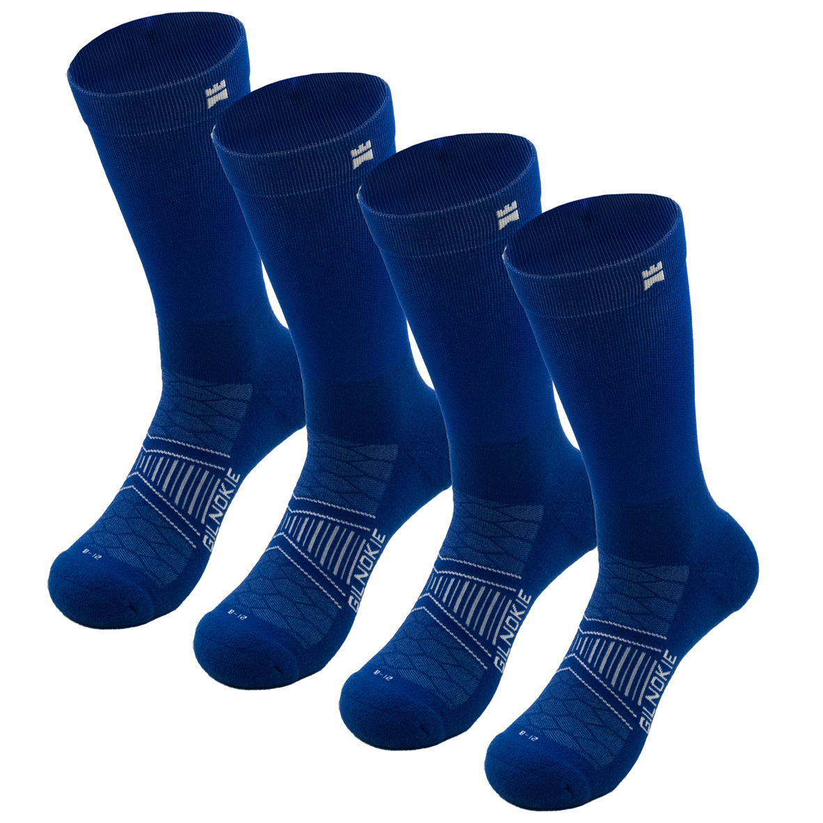 4x Unisex Cycling Plain Socks