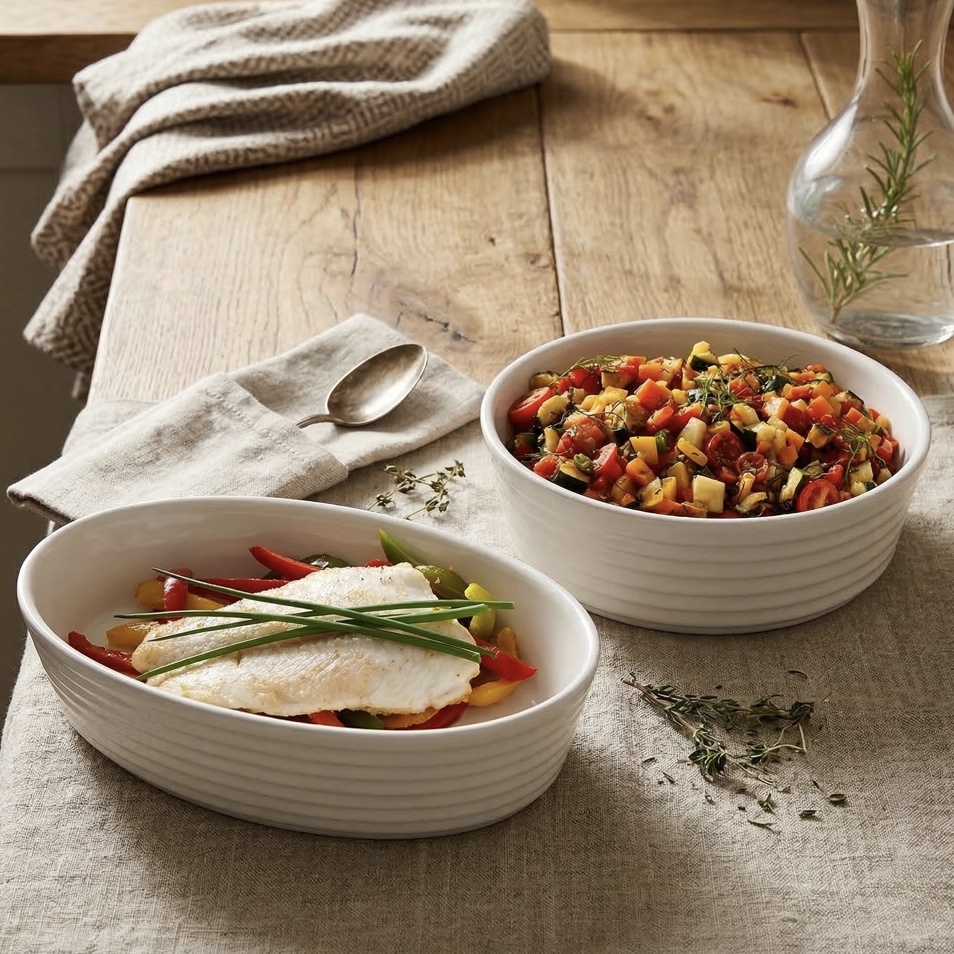 Oval Roaster & Round Roaster