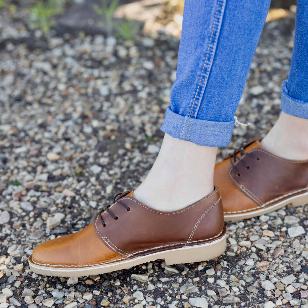 Ladies Limited Edition Brown/Toffee Genuine Leather Vellies