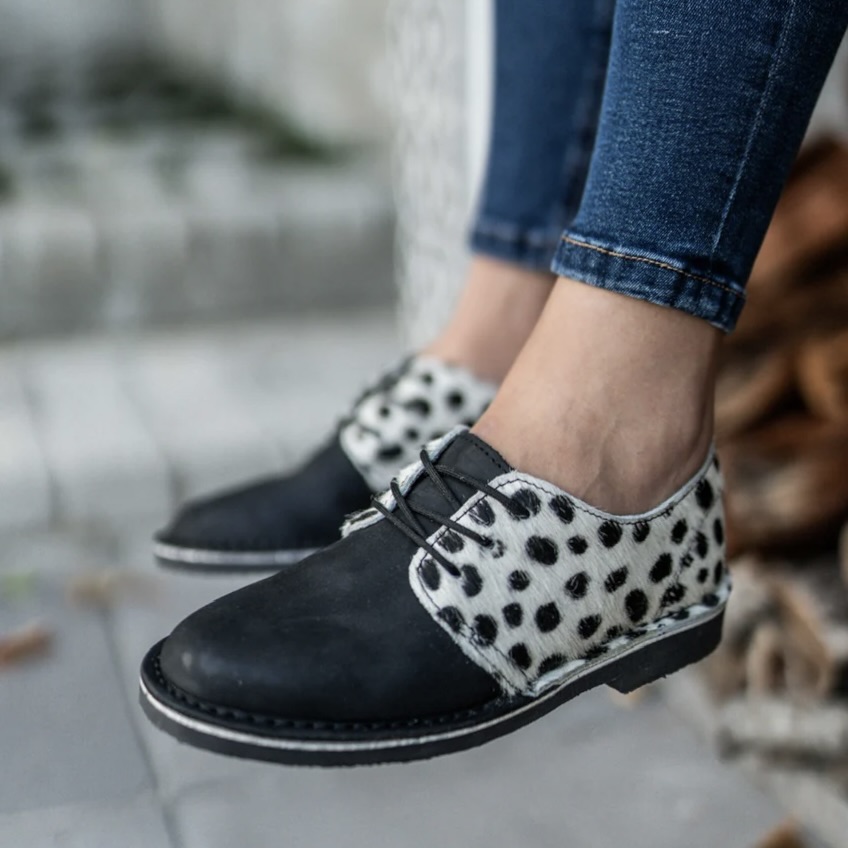 Ladies Cheetah Limited Edition Genuine Leather Vellies