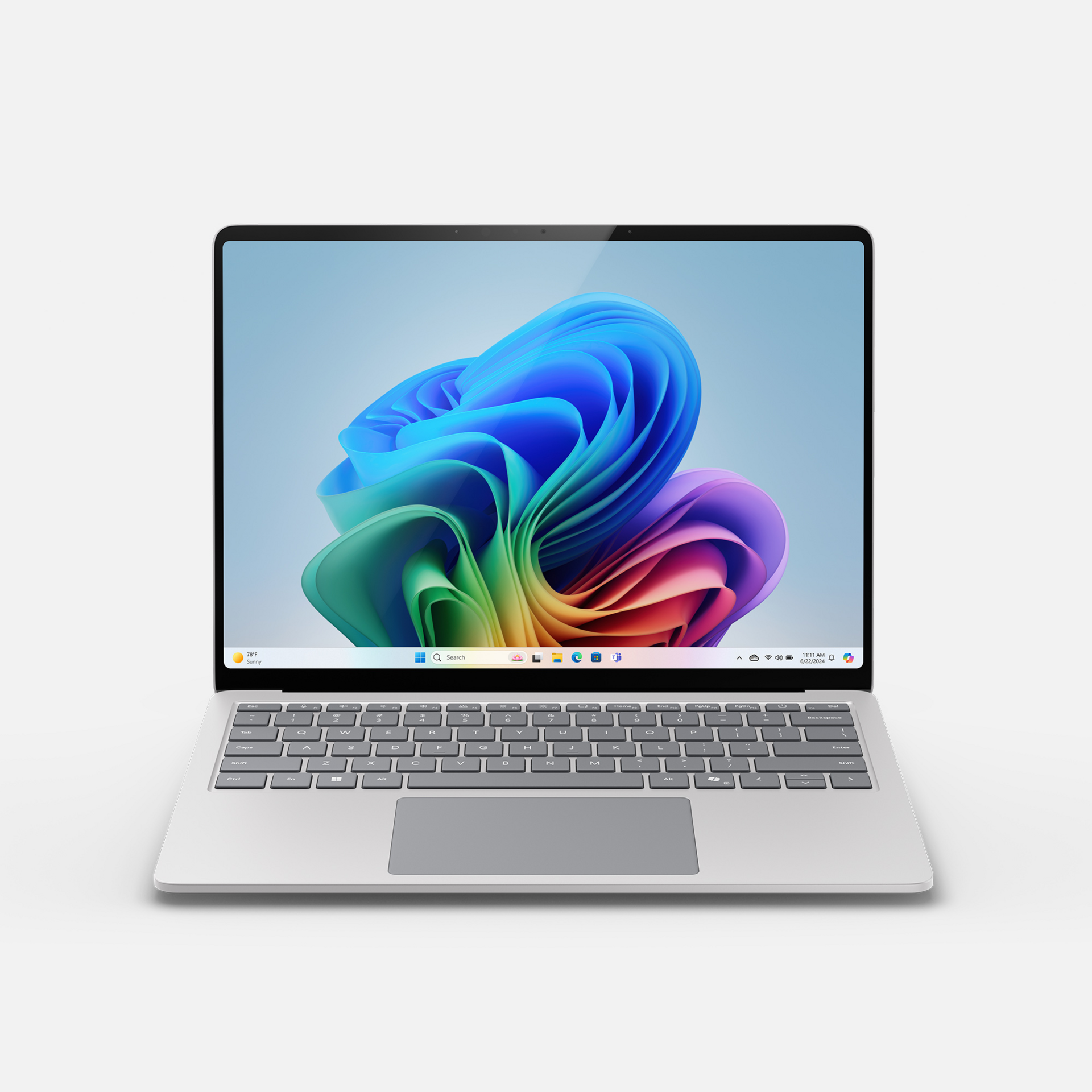 13" 16GB RAM 512GB Surface 7 Snapdragon Plus Platinum Windows 11 Laptop (Model: ZGM-00015)