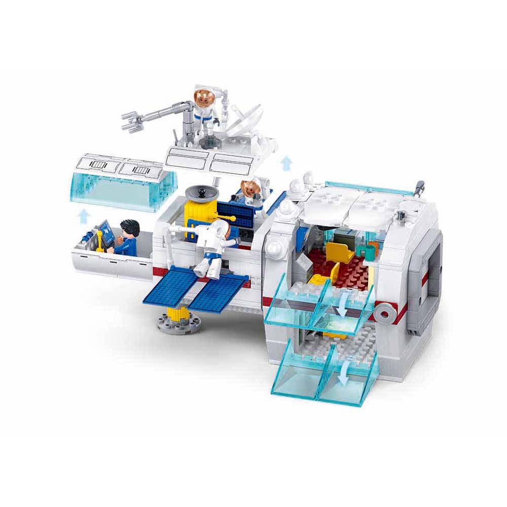 502-Pieces Space Dream Space Station Code Module Building Set (Model: M38-B1201)