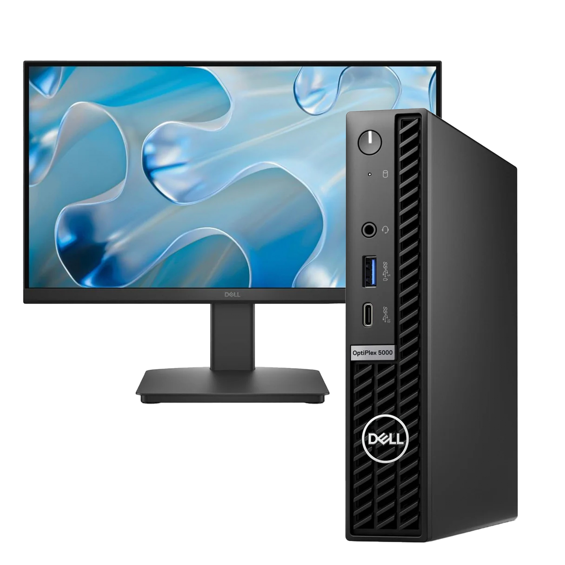 OptiPlex 5000 Mini PC with 21.5" FHD Monitor
