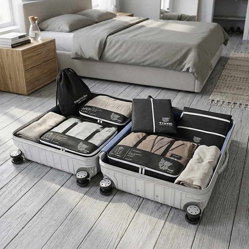 7-Piece Premium Travel Packing Cubes