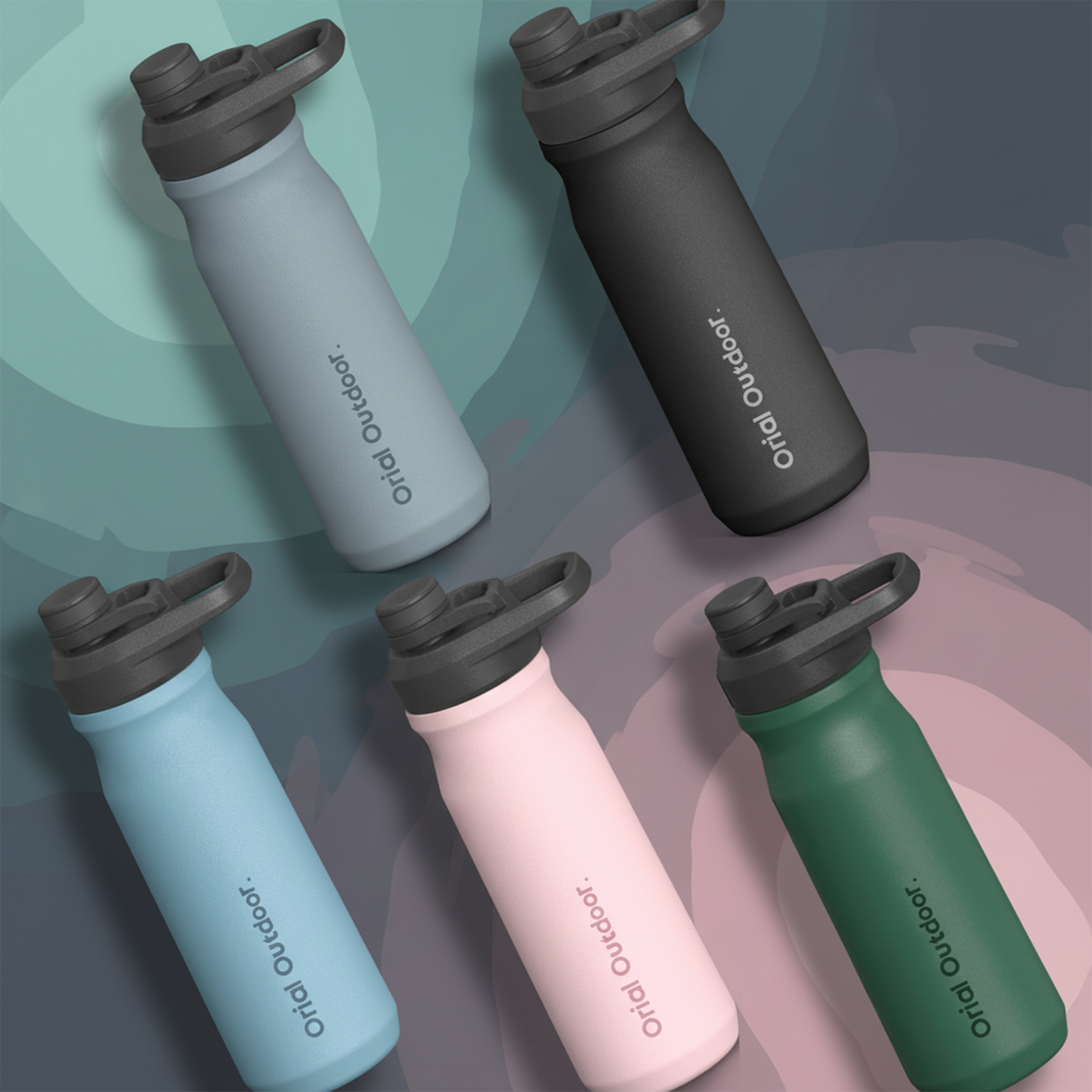 2x 600ml New School Double Walled Insulated Flasks