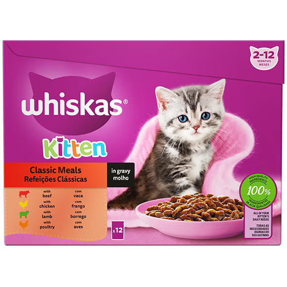 Kitten Classic Meals in Gravy