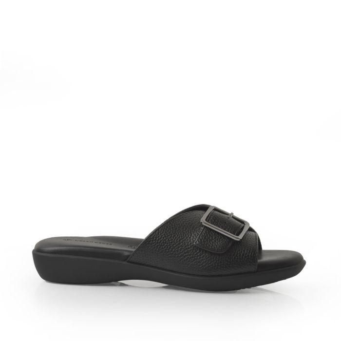 Ladies Genuine Leather Buckle Sandals