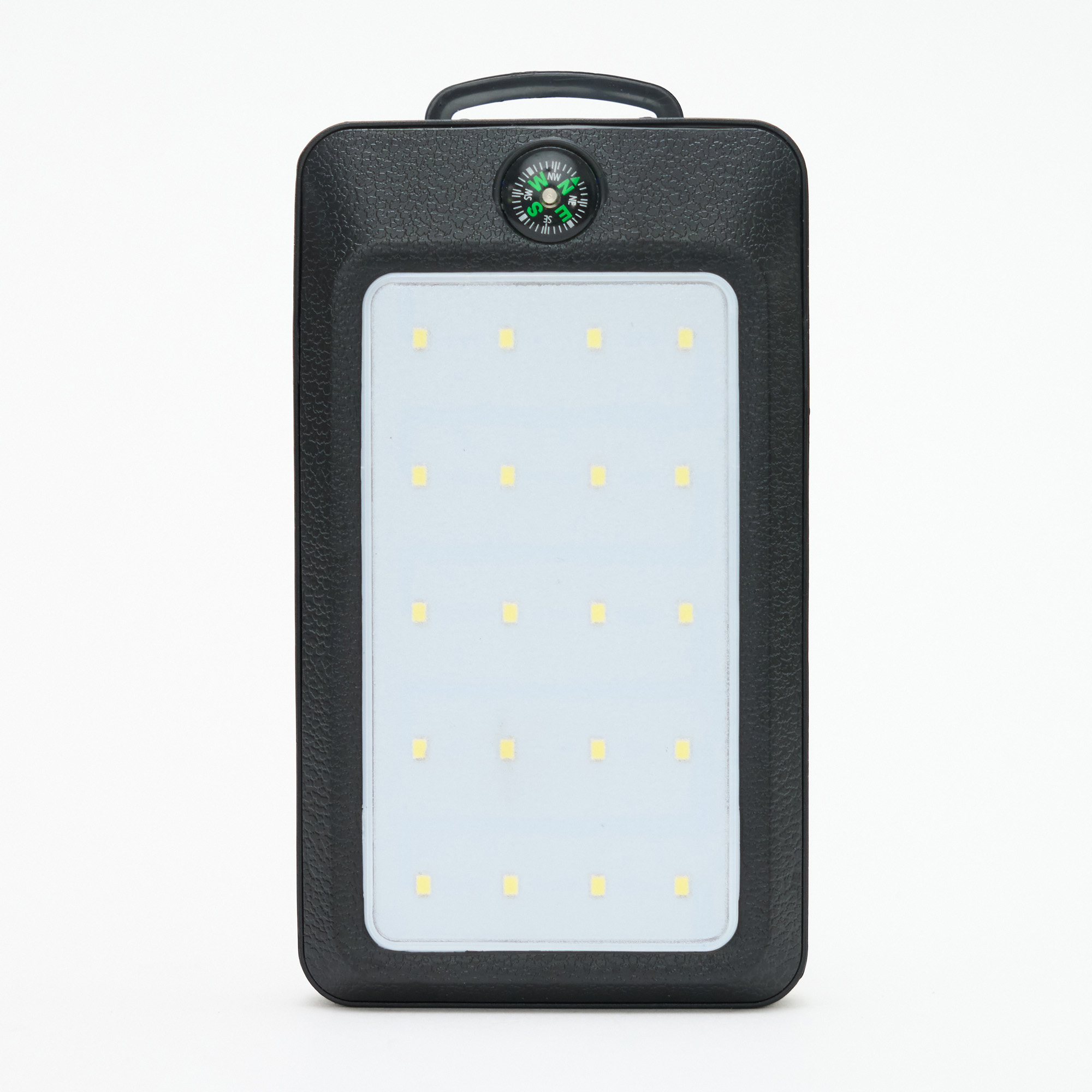 15000mAh Solar Powered Power Bank with Compass and Light