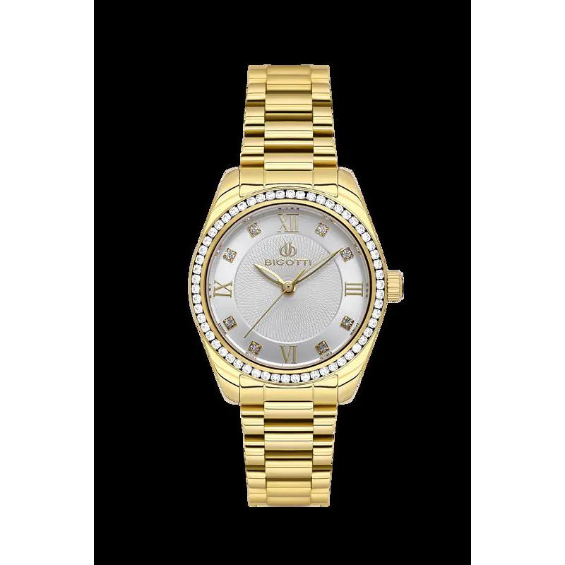 Gold with White Face