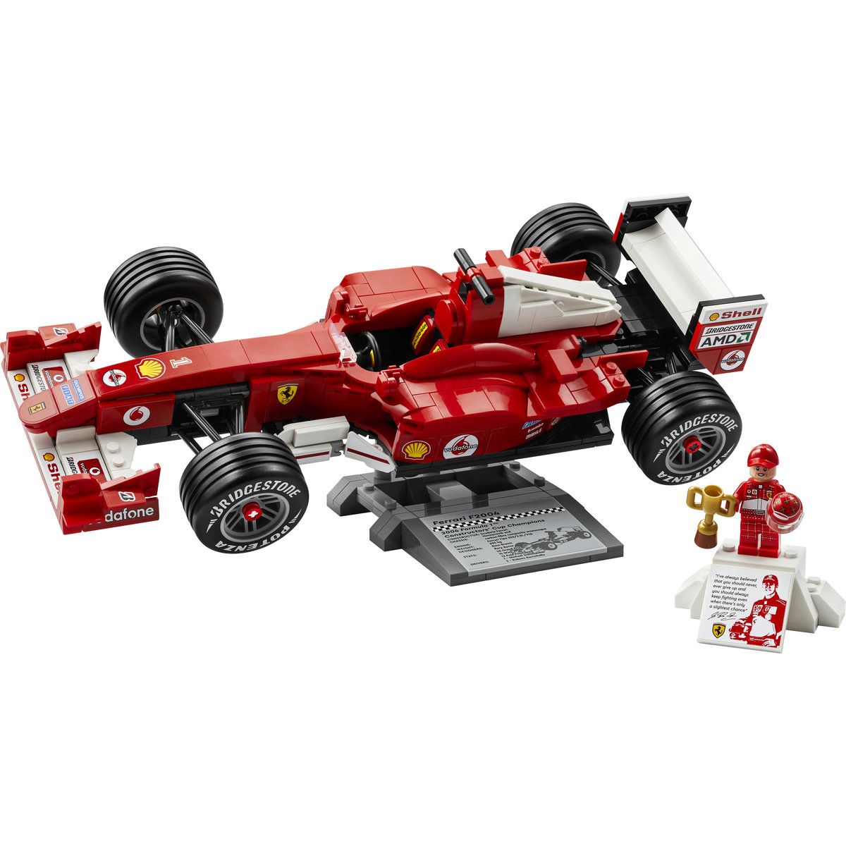 735-Piece Ferrari F2004 and Michael Schumacher Race Car