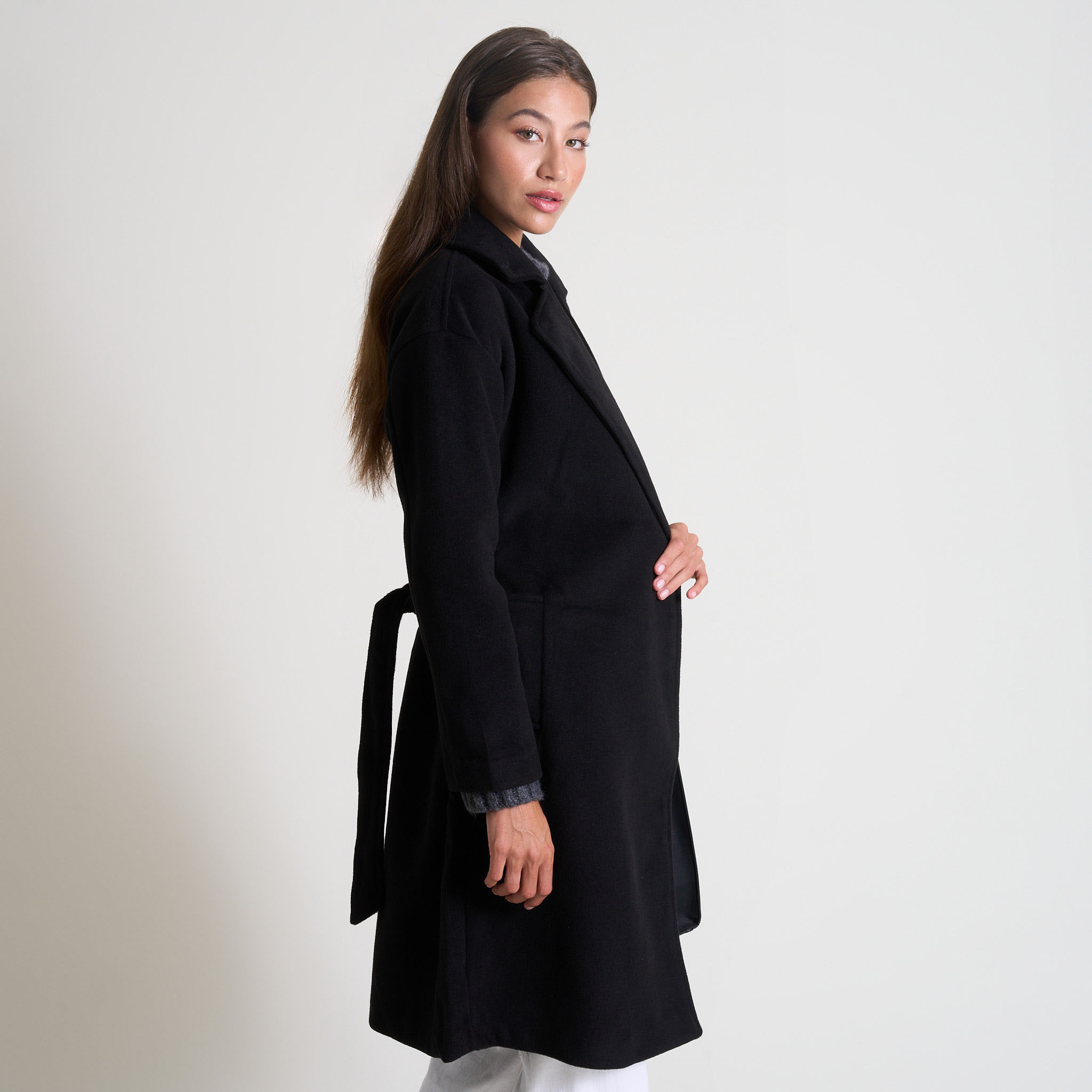 58% off on Ladies Melton Coat with Belt | OneDayOnly