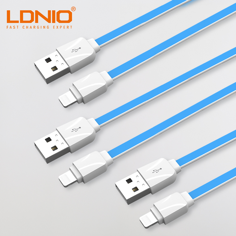 3x 1m Fast Charging Flat Cables