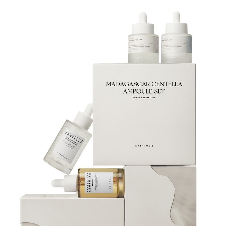 4-Piece Madagascar Centella 1004DAY Signature Ampoule Set