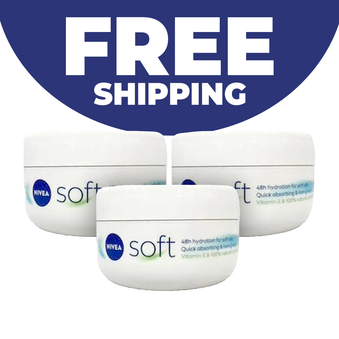 3x 200ml Refreshingly Soft Moisturising Creams