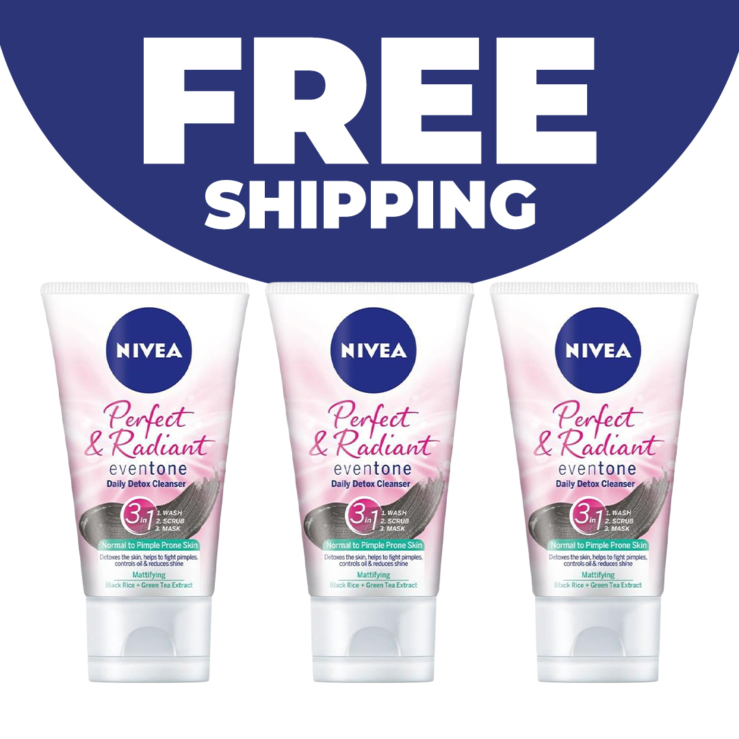 3x 150ml Perfect & Radiant 3 in 1 Detox Cleansers