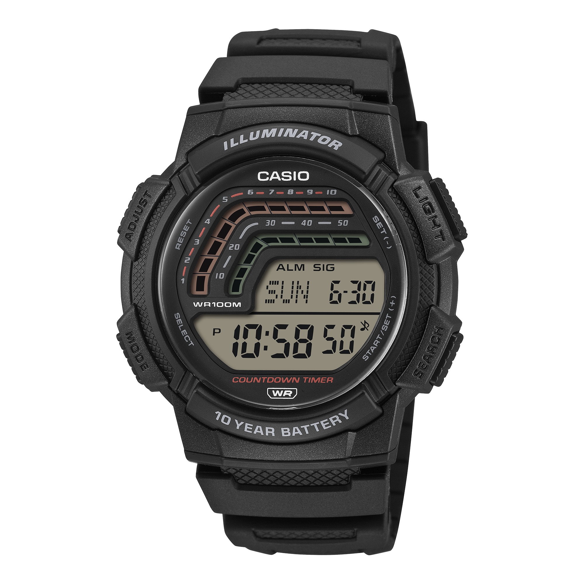 Men's Sporty Timer Watch
