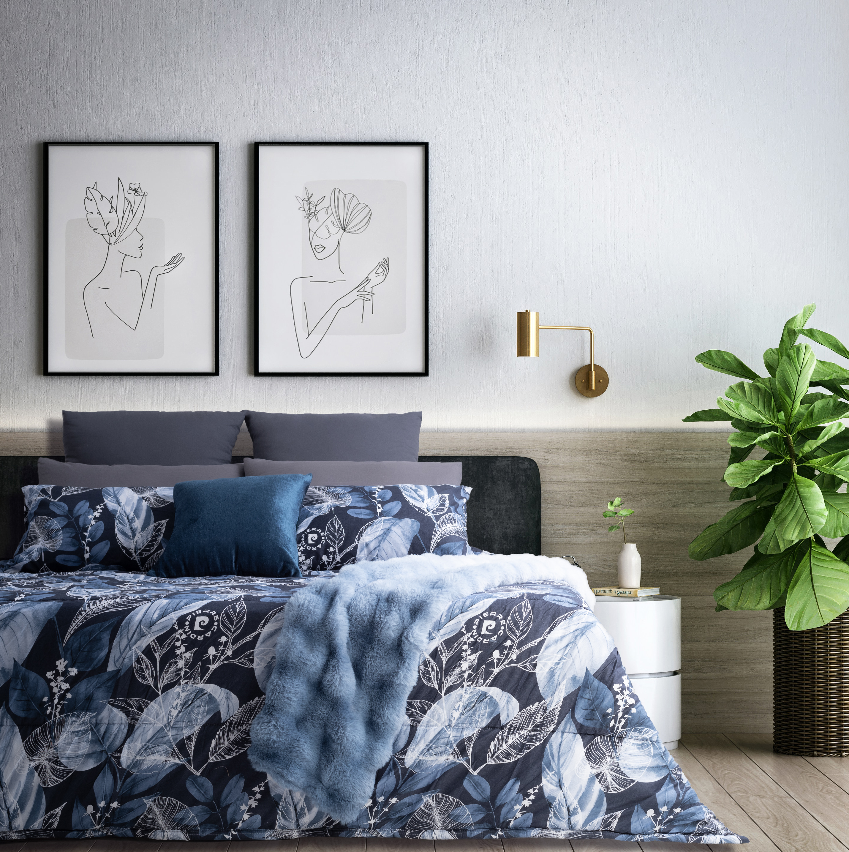 75gsm 3-Piece Comforter Set