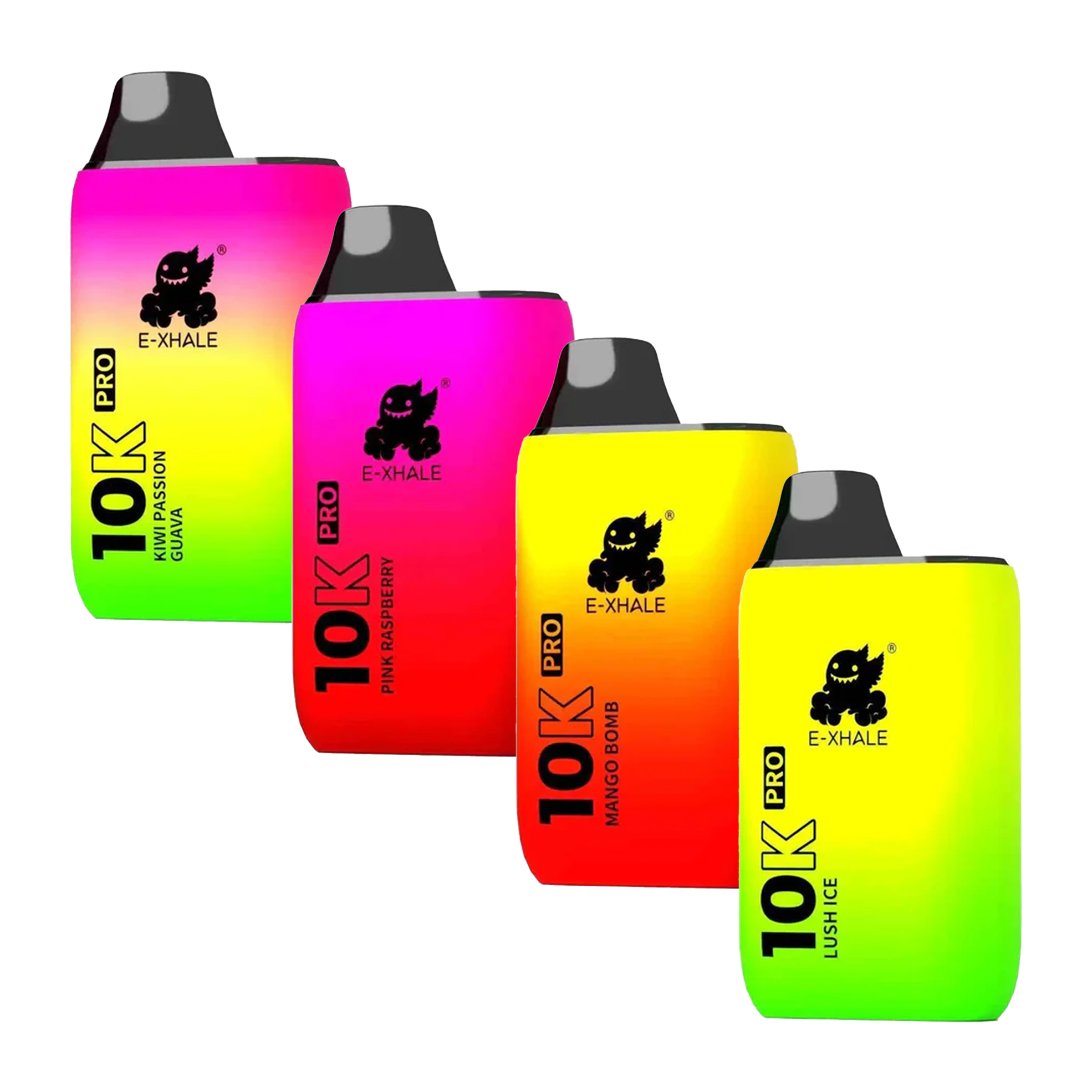 Kiwi Passion Guava + Mango Bomb + Pink Raspberry + Lush Ice