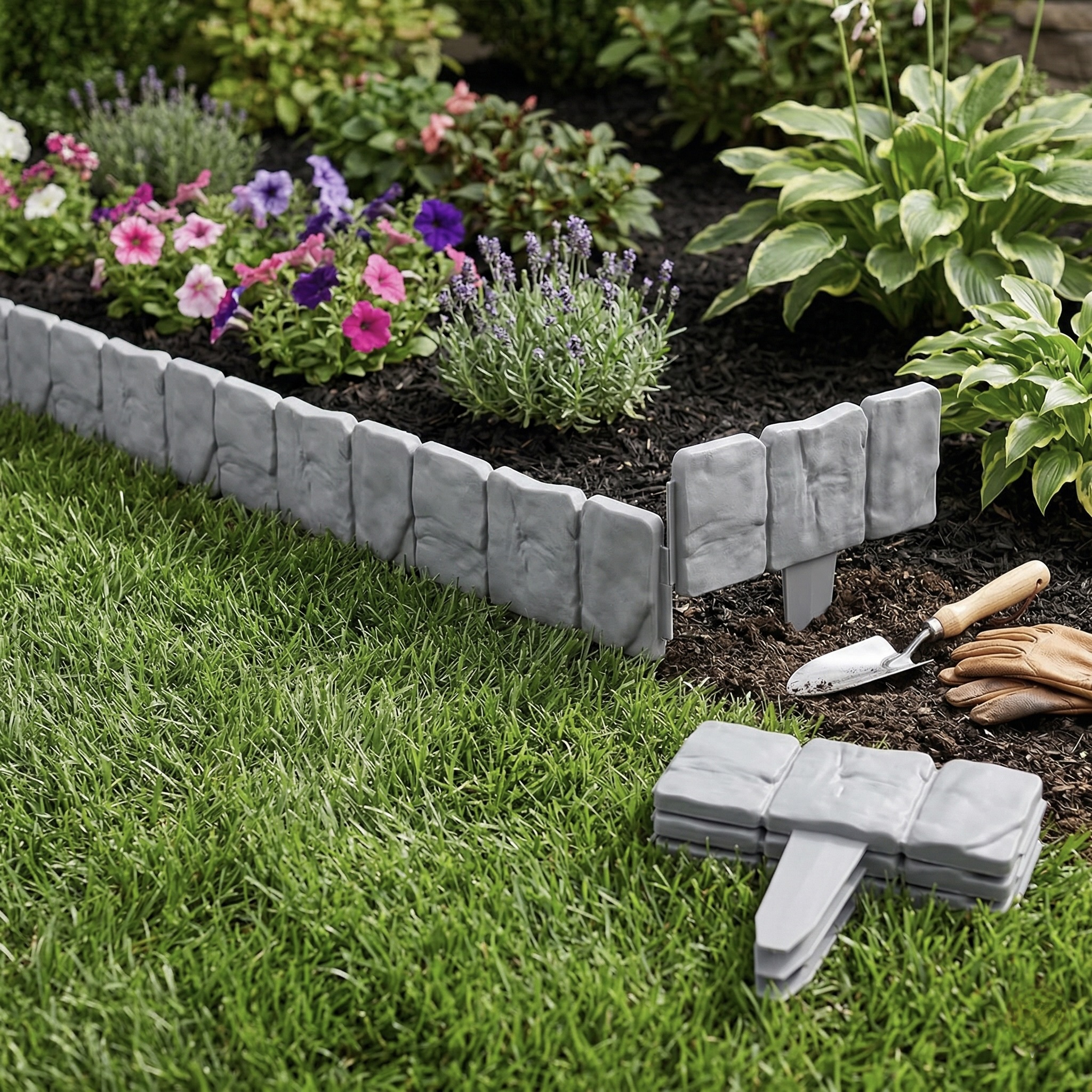 10x Garden Bed Edging Border Panels