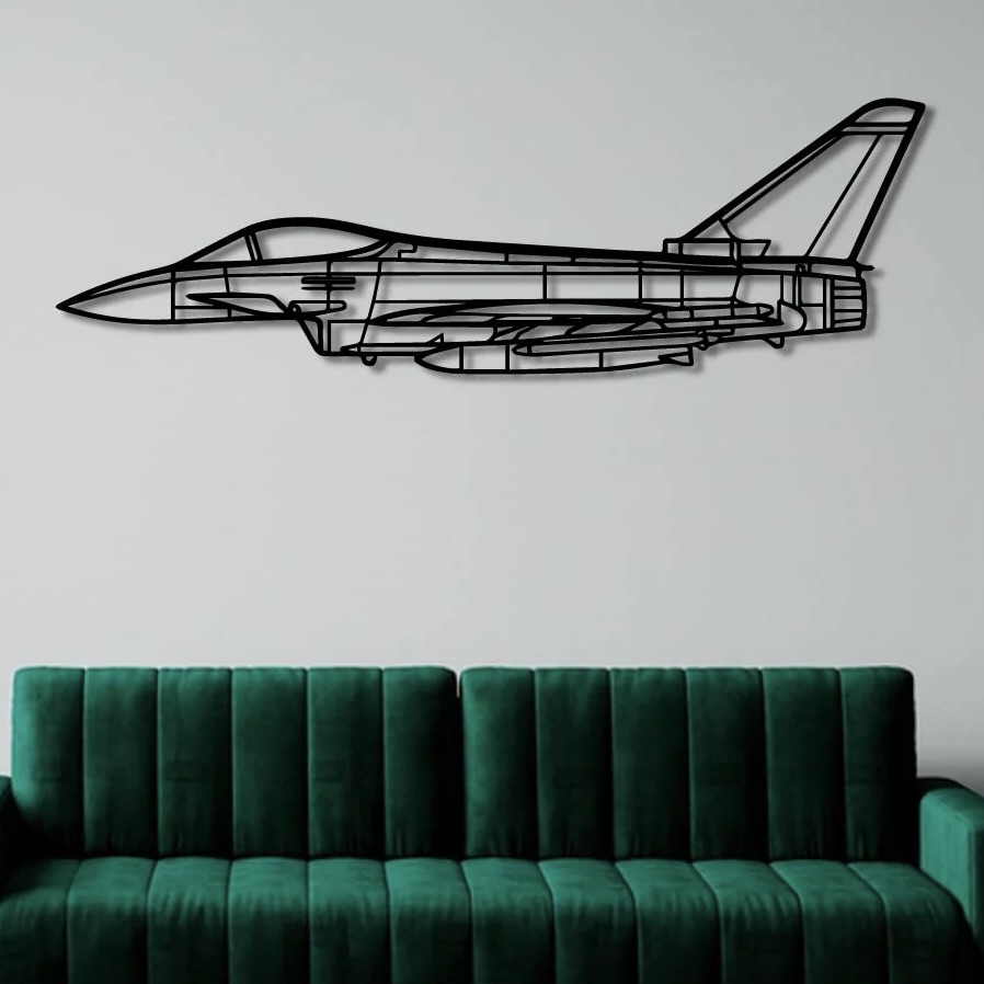 Metal Aeroplane Wall Art
