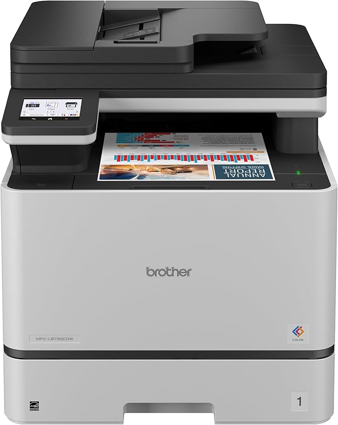 A4 Wireless Networking All-in-One Printer with Duplex Print (Model: MFC-L8730CDW )