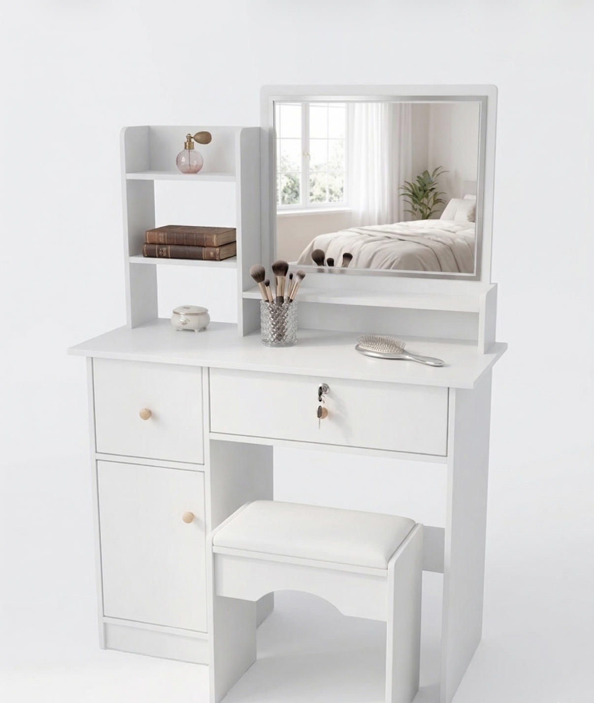 37% off on Lumiere Luxe Vanity Dressing Table | OneDayOnly