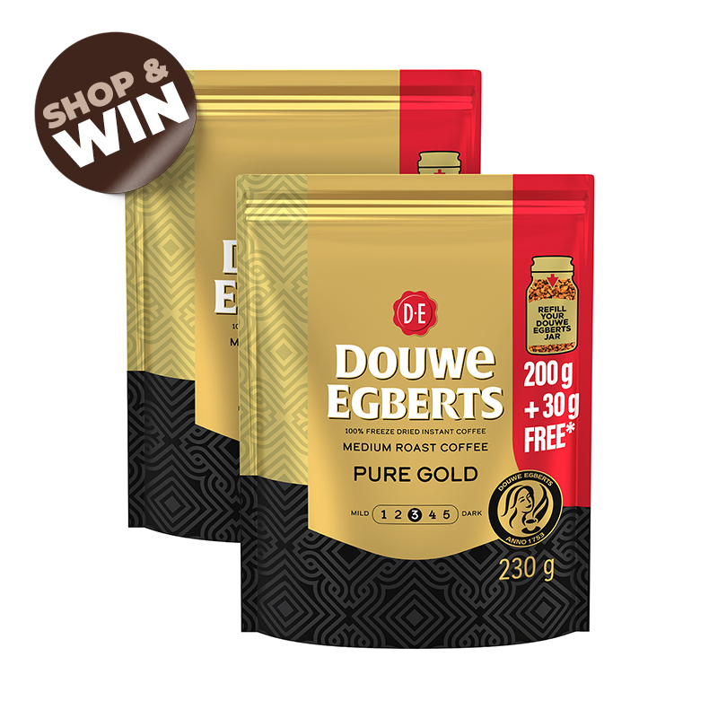 2x 230g Pure Gold Instant Coffee Refill Packs