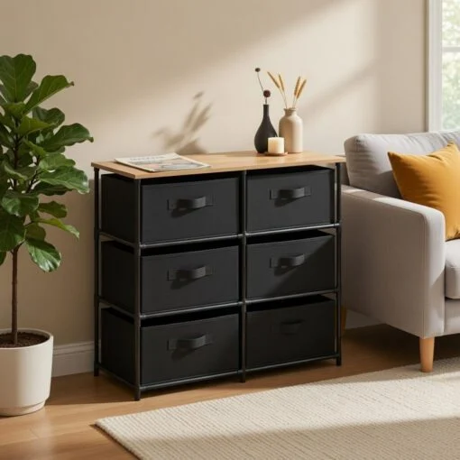 6-Drawer Essential Fabric Chest