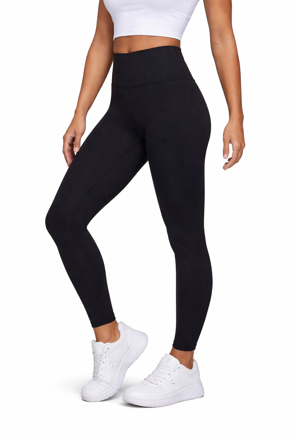 High Waisted Ribbed Leggings