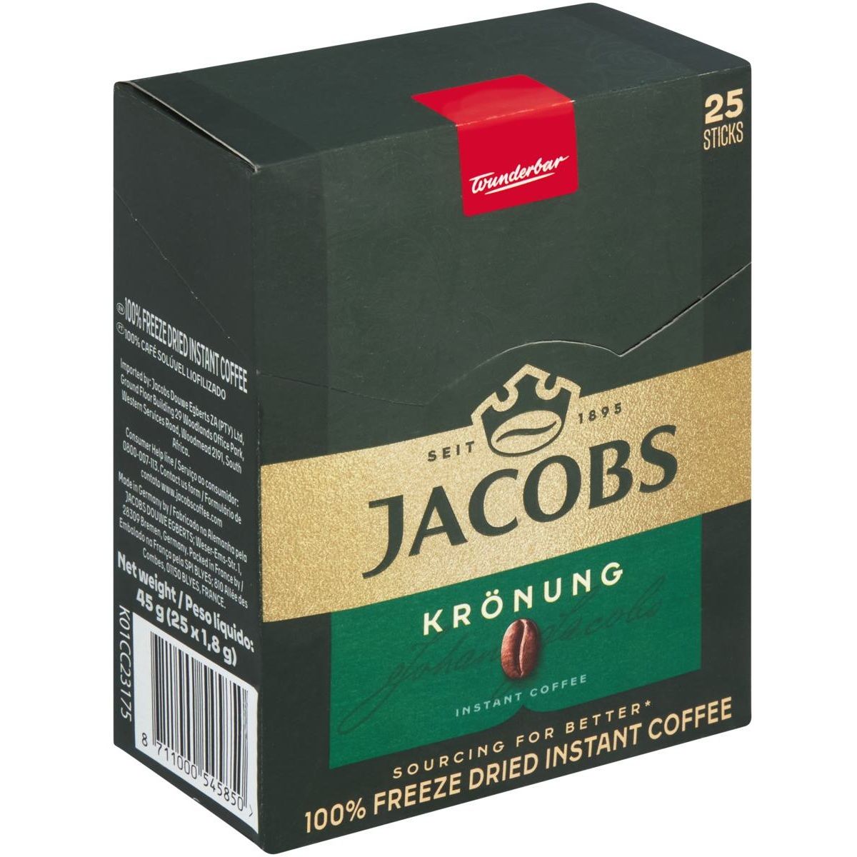 【新品】C COFFEE100g×４袋 セット 19% off on Jacobs 4x 25's Instant Coffee Sticks | OneDayOnly