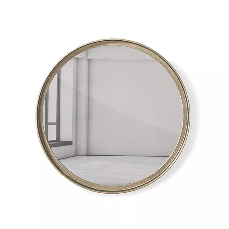 Rustic Aluminium Medium Gold Mirror