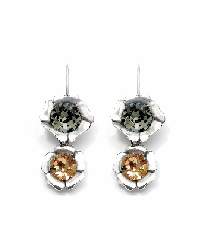 Swarovski Petal Pop Drop Earrings