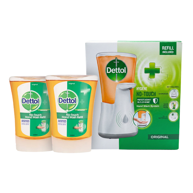 Automatic Non-Touch Handwash Set with 3 Refills