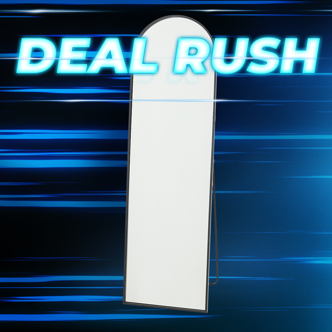 Full-Length Standing and Wall-Mounted Framed Mirror