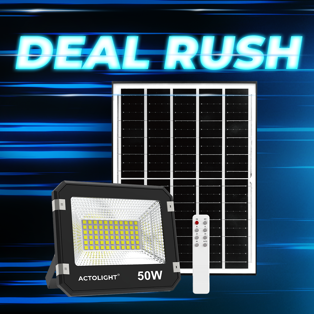 IP67 Waterproof Solar Rechargeable Flood Light