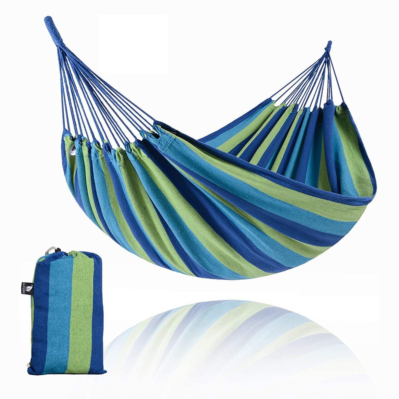 2x Cotton Outdoor Camping Hammocks