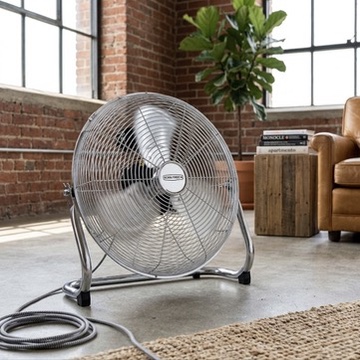 45cm Chrome Industrial Fan