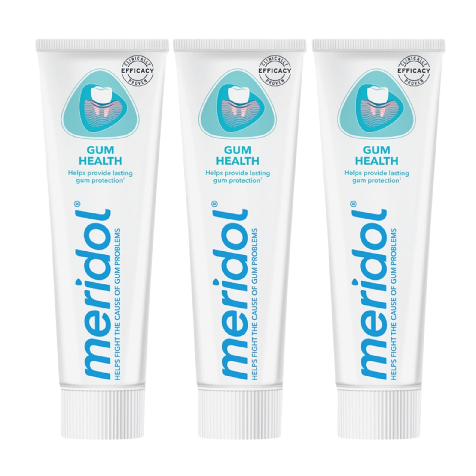 3x 75ml Regular Gum Health Toothpastes