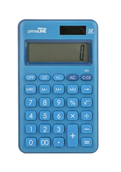 2x Primeline WorkMate Basic Calculator