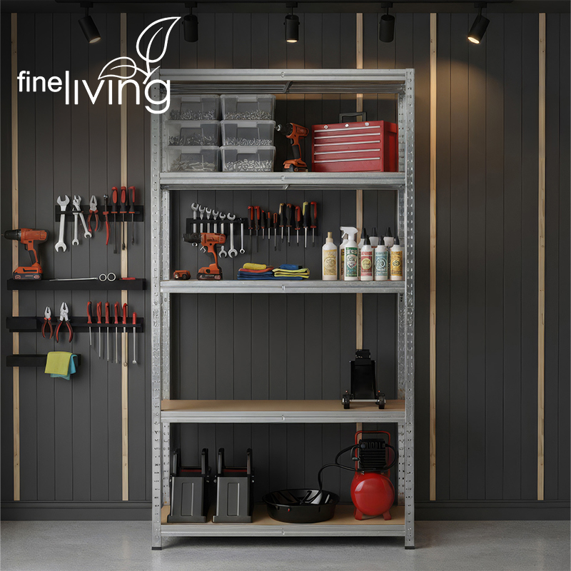 5-Tier Galvanised Steel Shelf