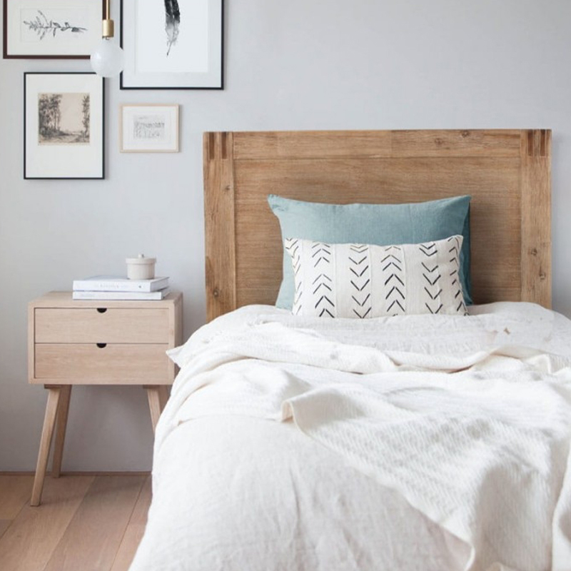 Acacia Wood Single Bed Base