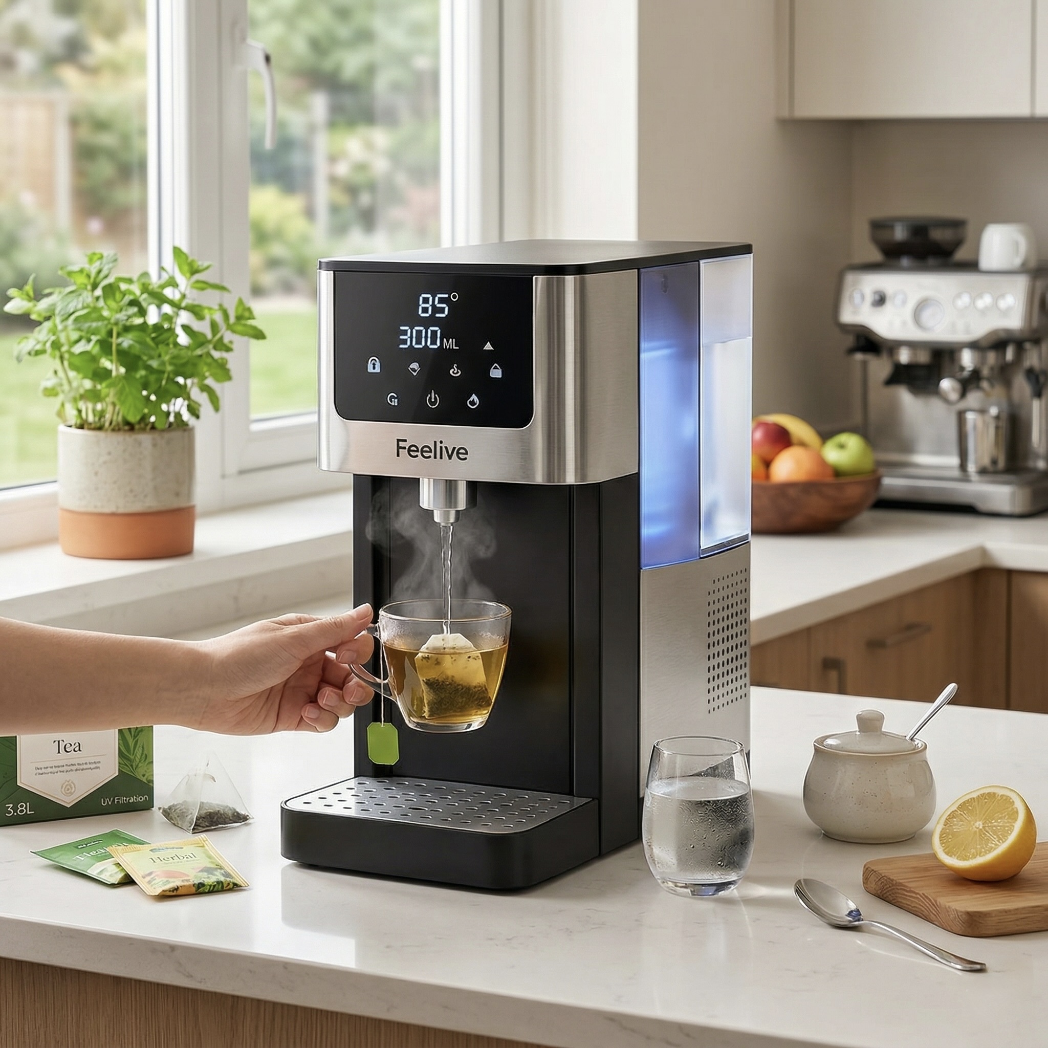 3.8L Instant UV Countertop Hot & Cold Water Dispenser