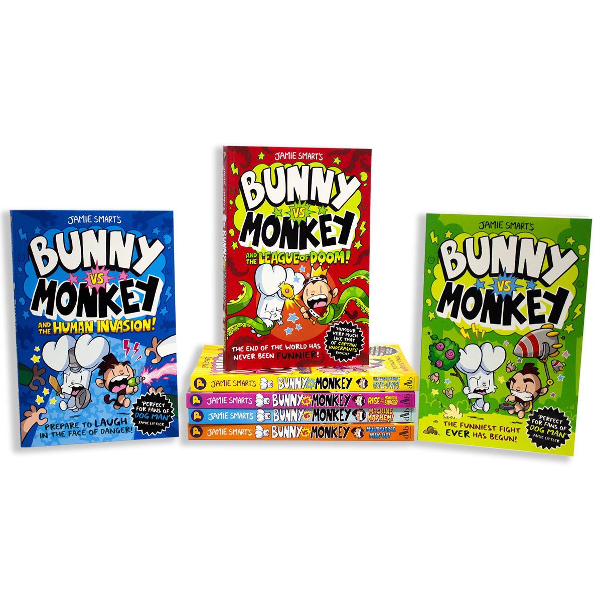 Bunny VS Monkey Graphic Novels (7 Books)