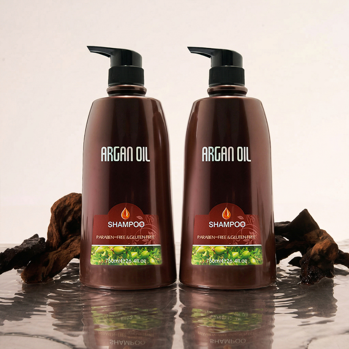 2x 750ml Shampoos