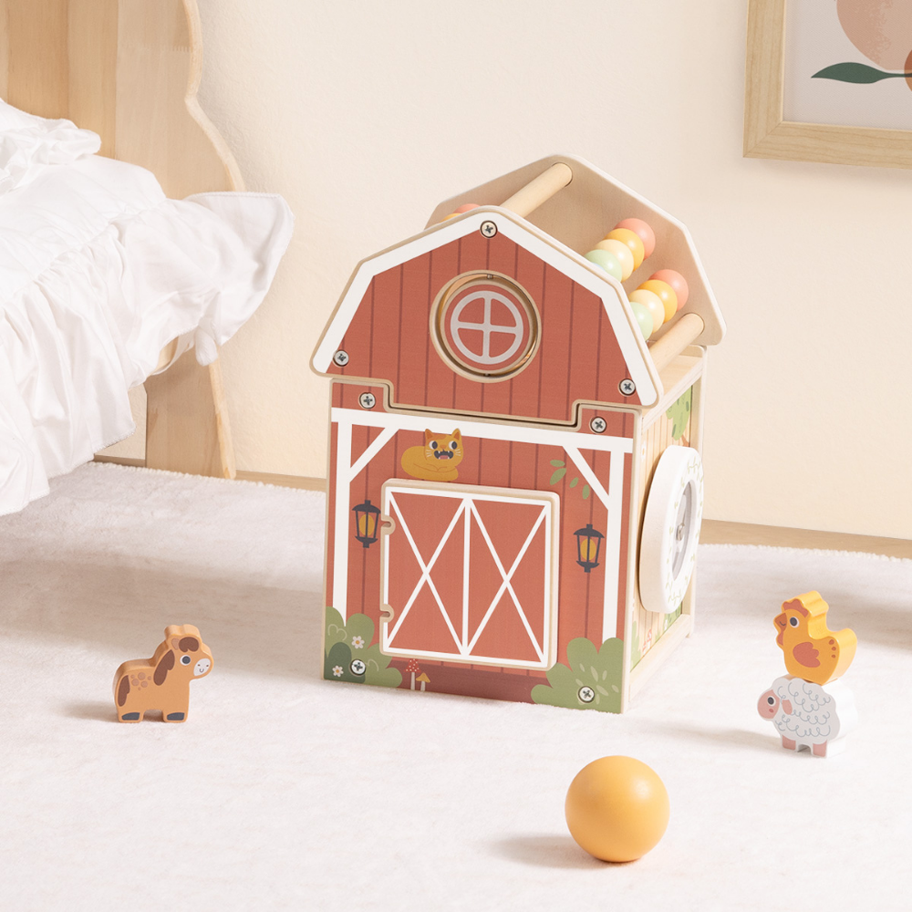 Farmyard Play Cube Activity Toy